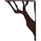Ekena Millwork Damon Wrought Iron Bracket, (Single center brace), Antiqued Copper 1 1/2"W x 5 1/2"D x 8"H BKTM01X05X08SDAACO - alternate 9